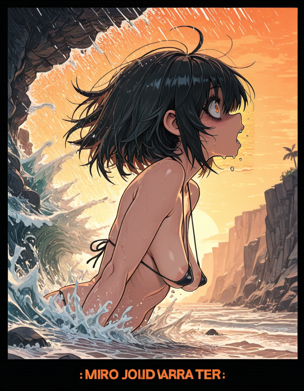 海に何かがいる…