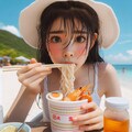 夏はやっぱり、red seafood noodle 8枚目