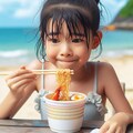 夏はやっぱり、red seafood noodle 6枚目
