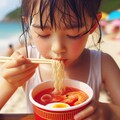 夏はやっぱり、red seafood noodle 3枚目