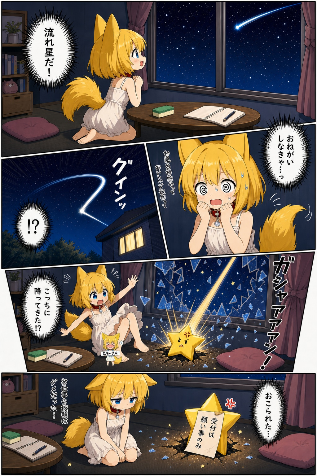 願い事とおねがいの微妙なニュアンスの違いを教えられるキツネ | の人気AIイラスト・グラビア