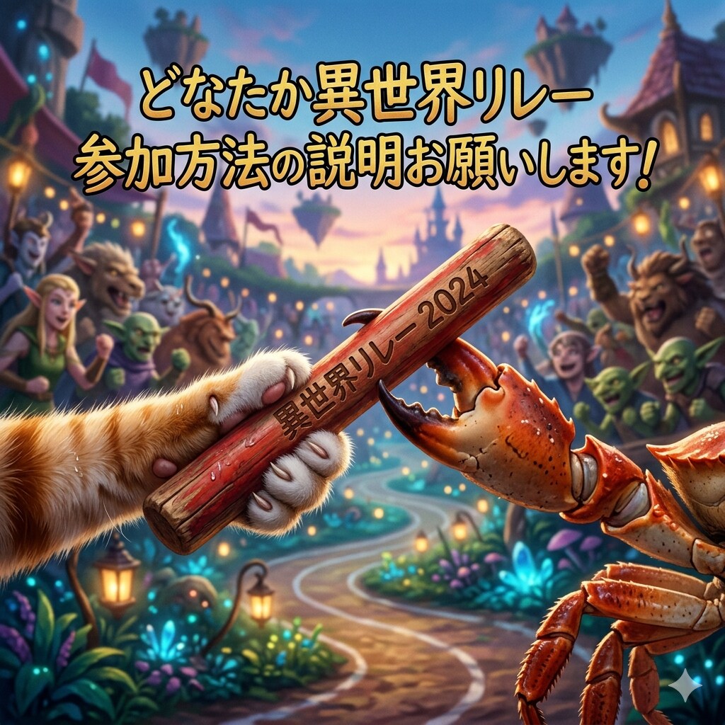どなたか異世界リレー参加方法の解説お願い！