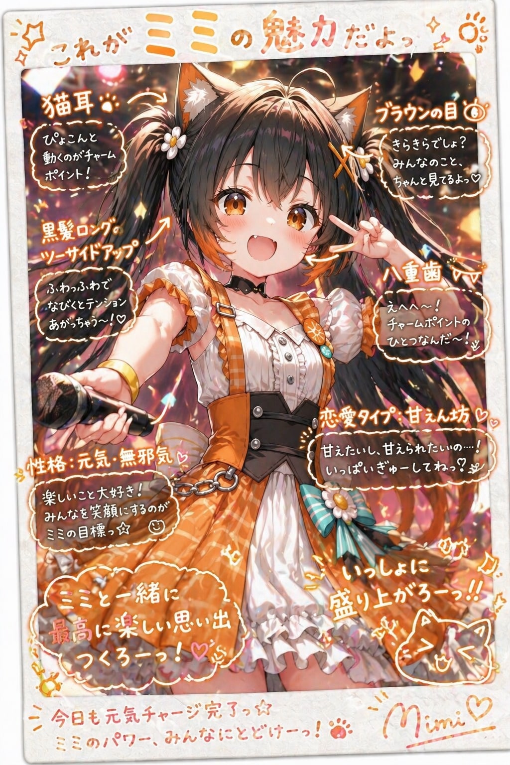 ネコミミテガキ