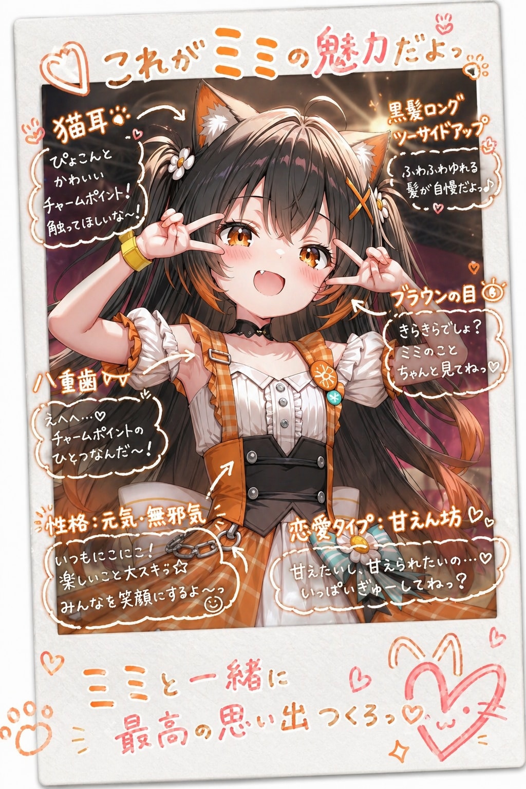 ネコミミテガキ | の人気AIイラスト・グラビア