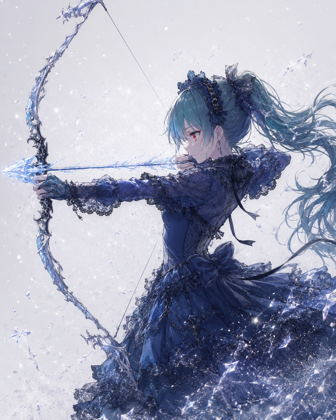 霜付きの弓を引く者 | の人気AIイラスト・グラビア