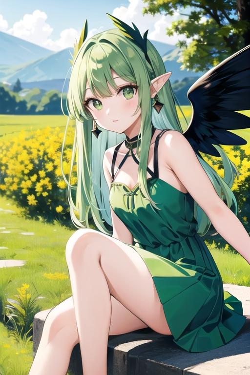 緑髪ちゃん