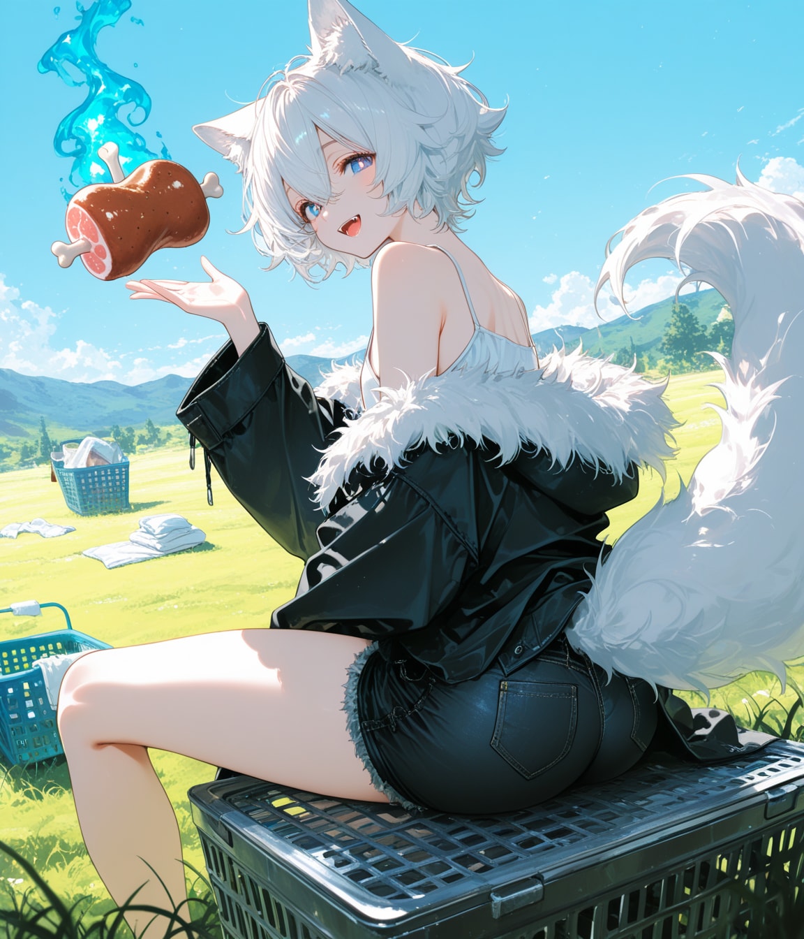 アヤナギさんちのシロキちゃん | の人気AIイラスト・グラビア