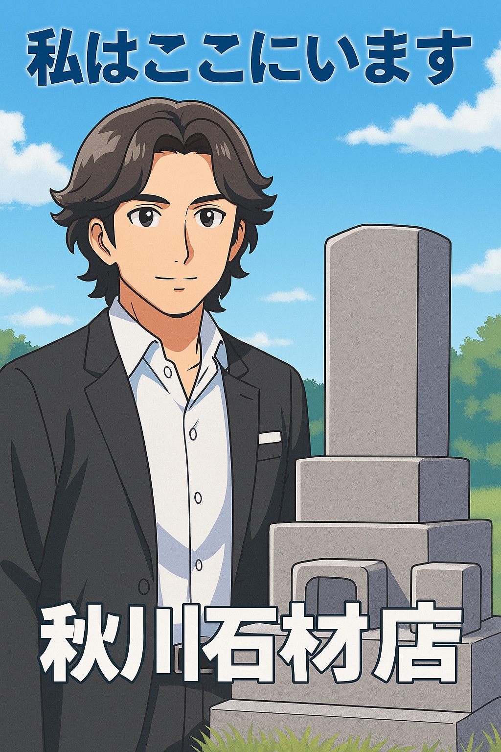 お墓の嘘(？)広告