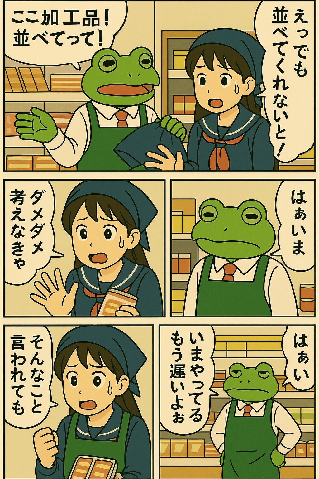 バイト面接でくにへかえす