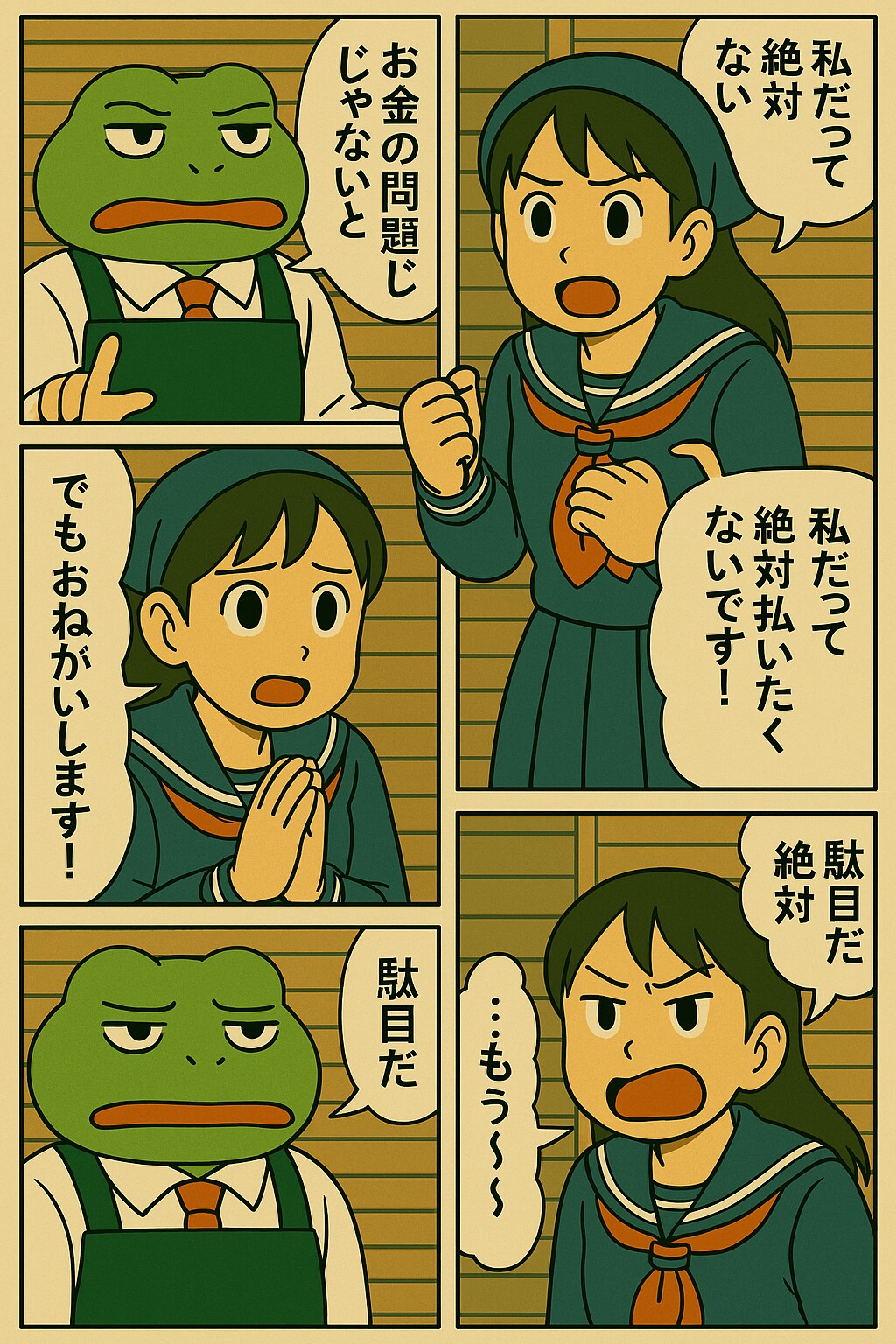 バイト面接でくにへかえす