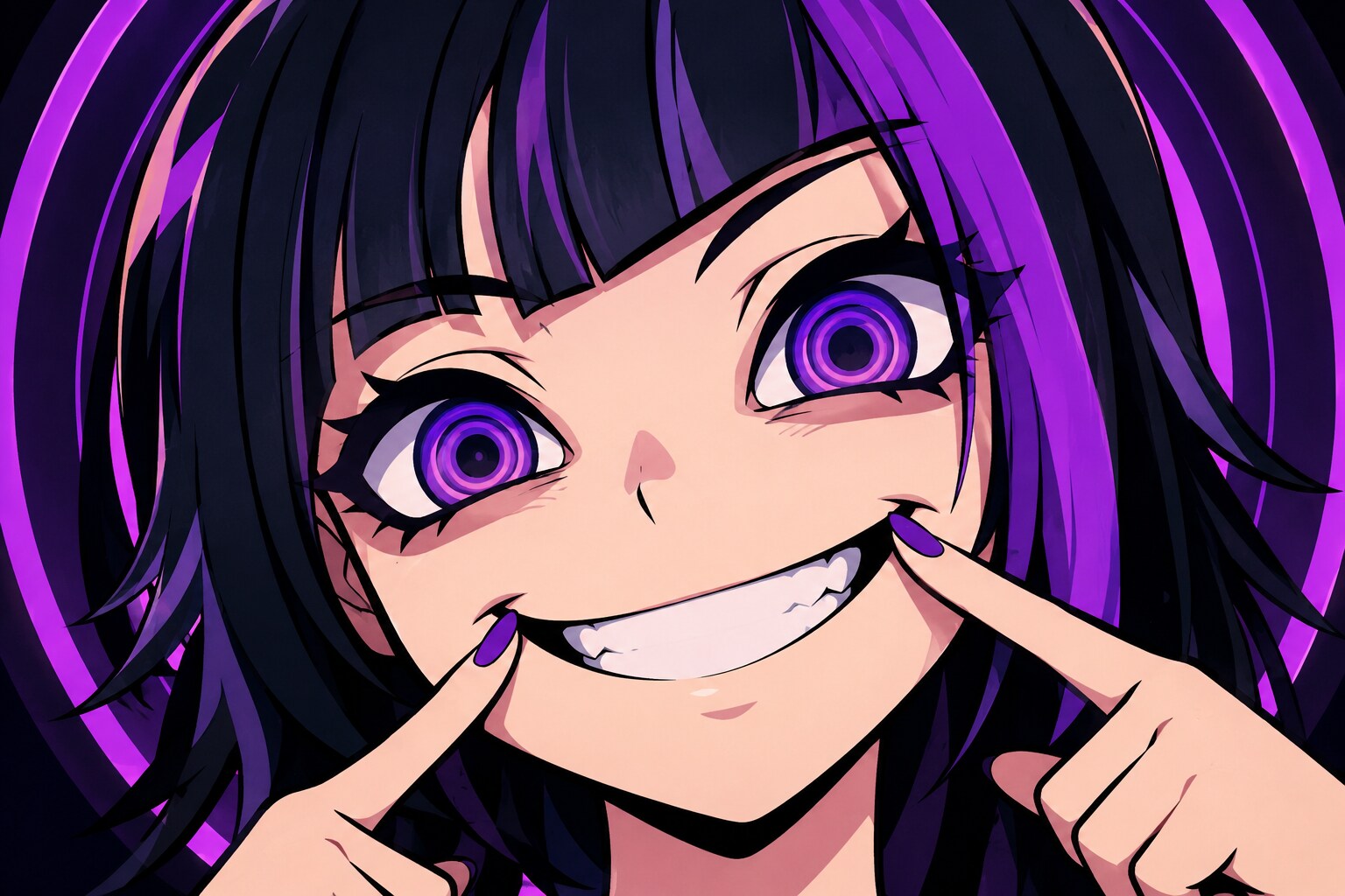 にっこり
