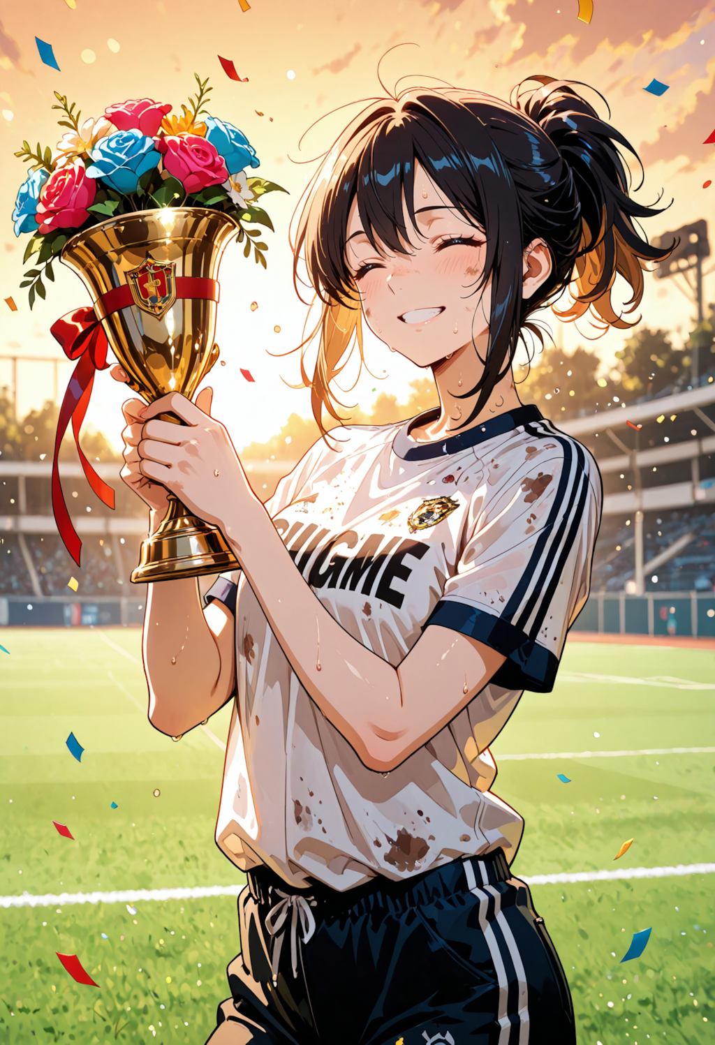 勝利インタビュー