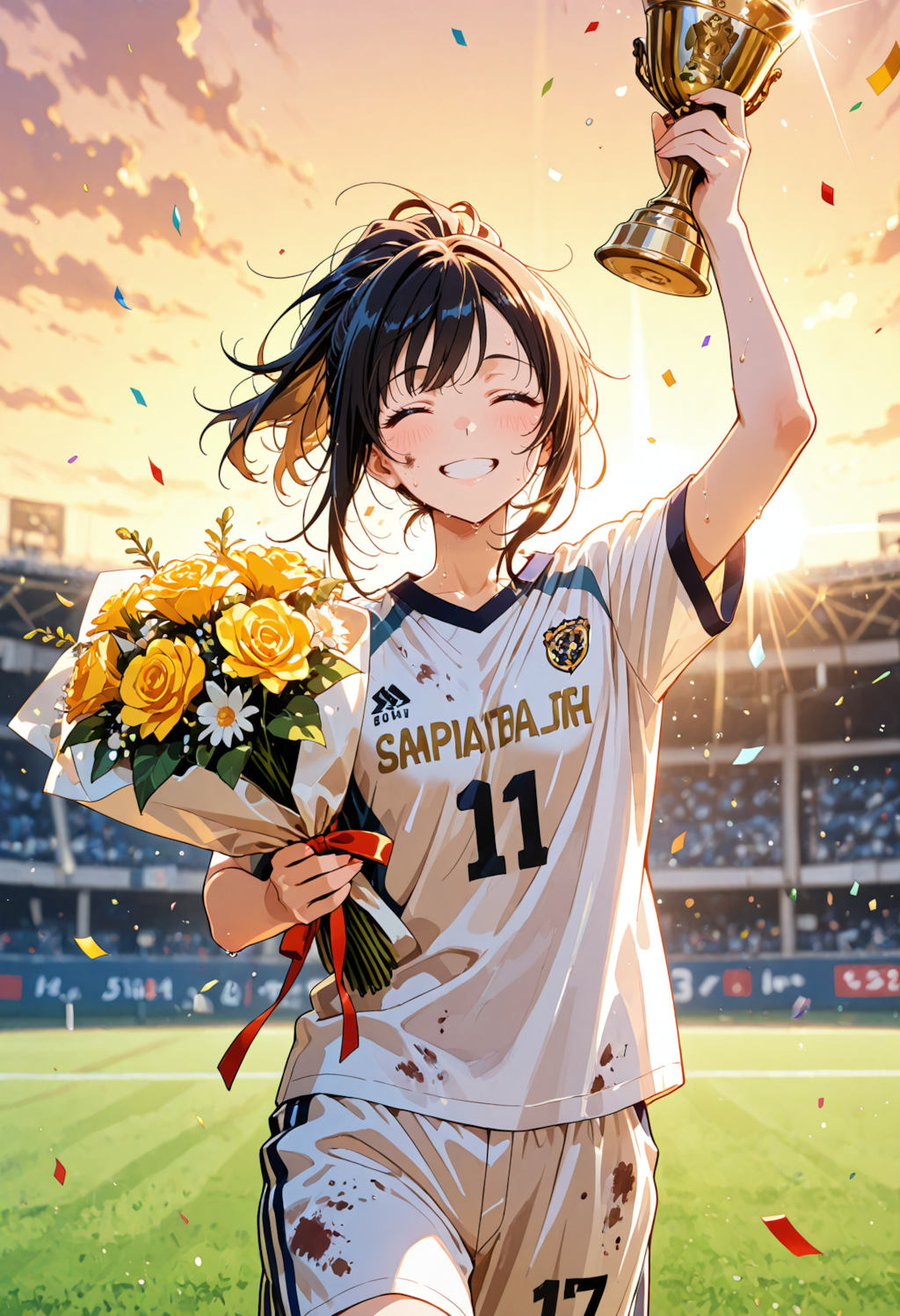 勝利インタビュー
