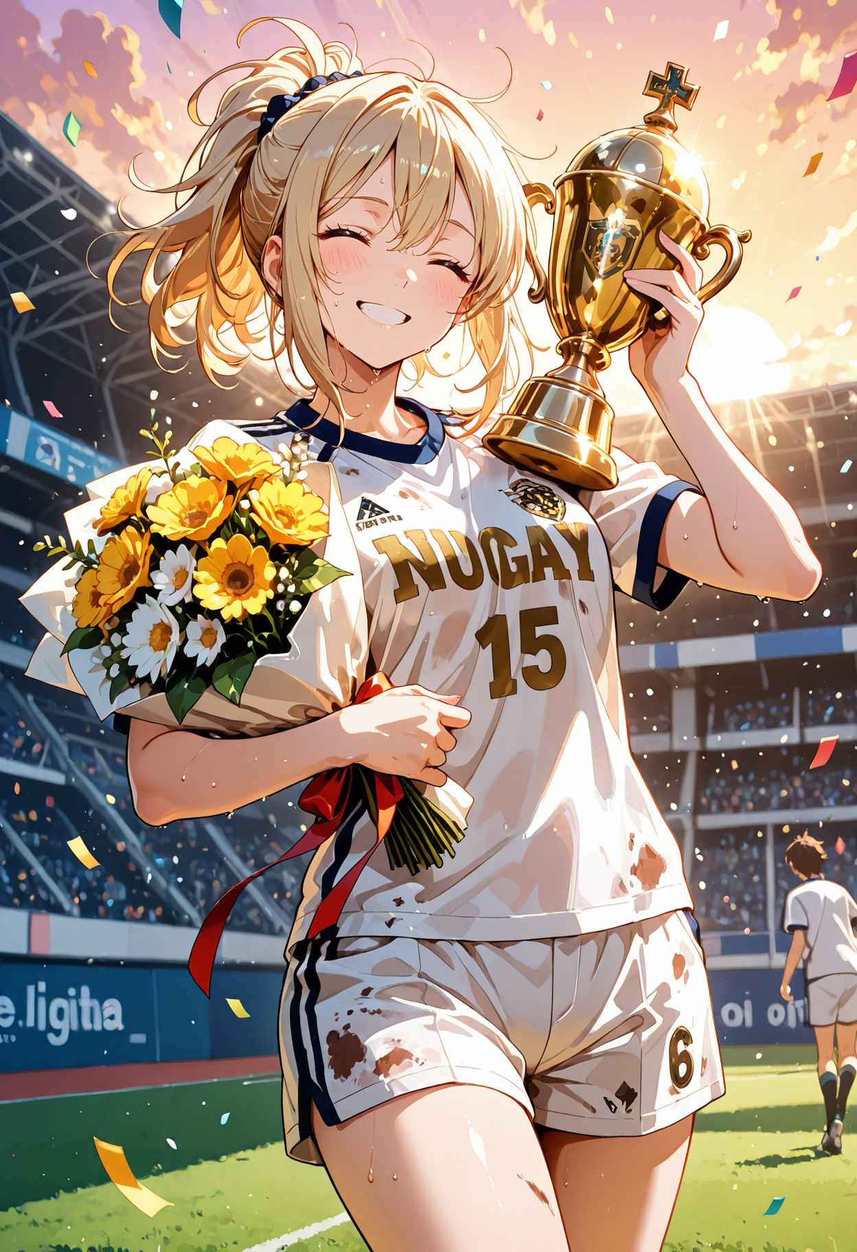 勝利インタビュー