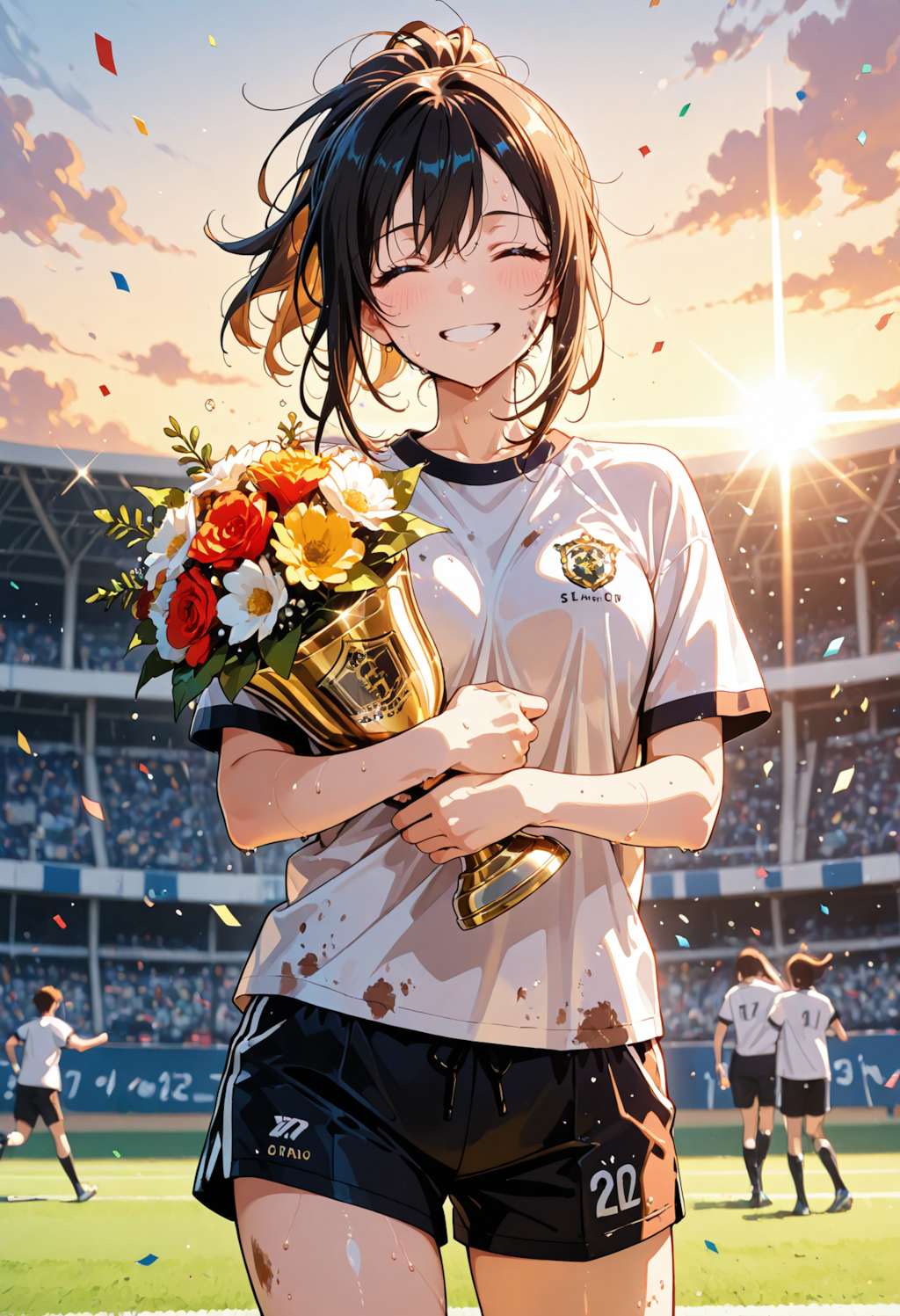 勝利インタビュー