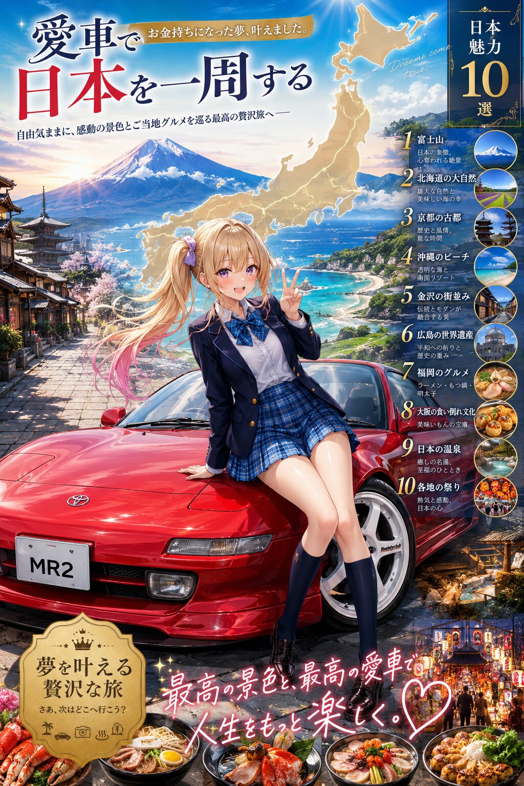 もう一度 愛車で日本一周😆
