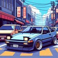 AE-86　ドット絵風 8枚目