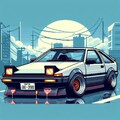 AE-86　ドット絵風 4枚目