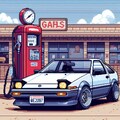 AE-86　ドット絵風 7枚目