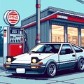 AE-86　ドット絵風 6枚目