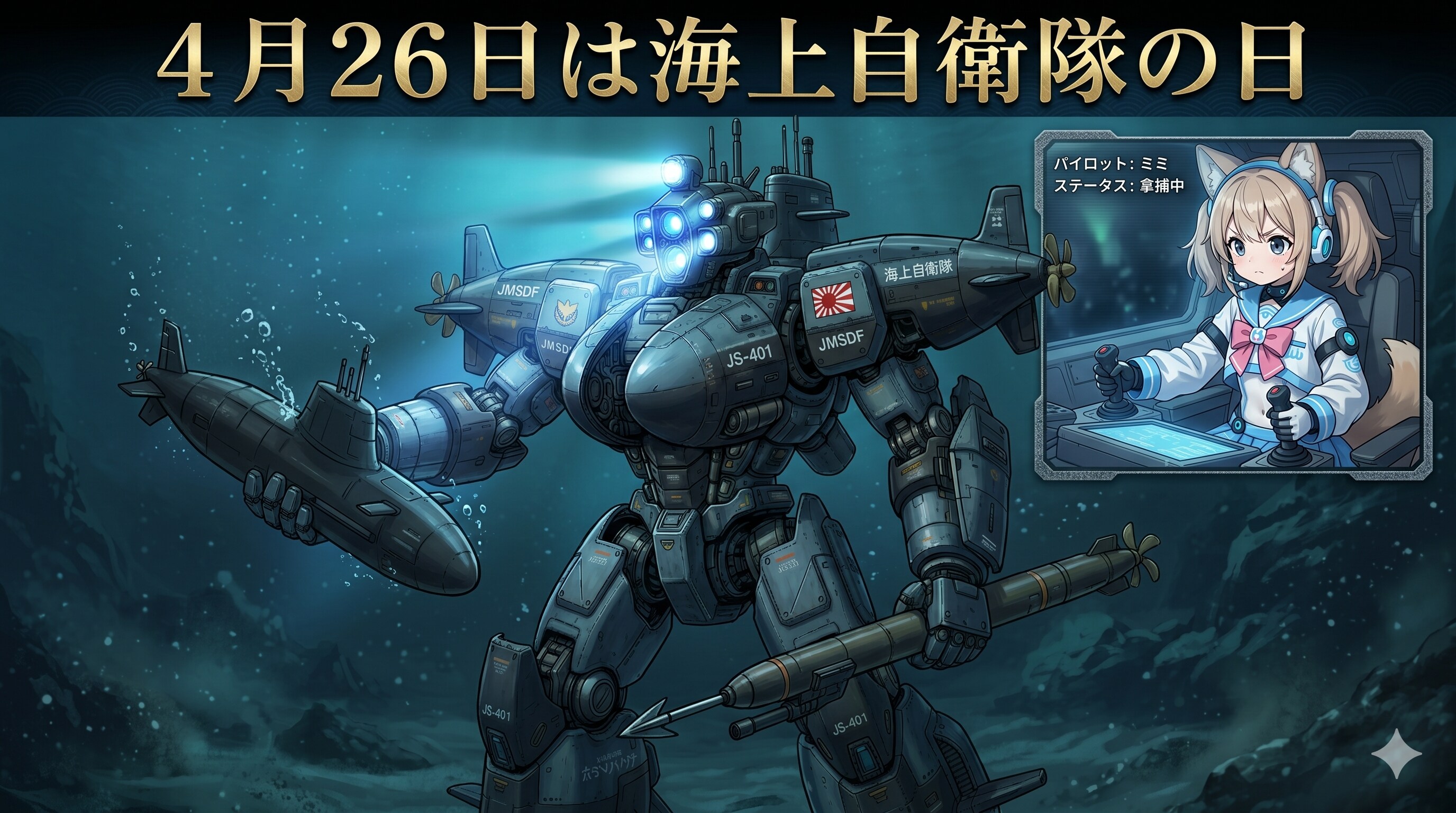 ４月２６日は海上自衛隊の日