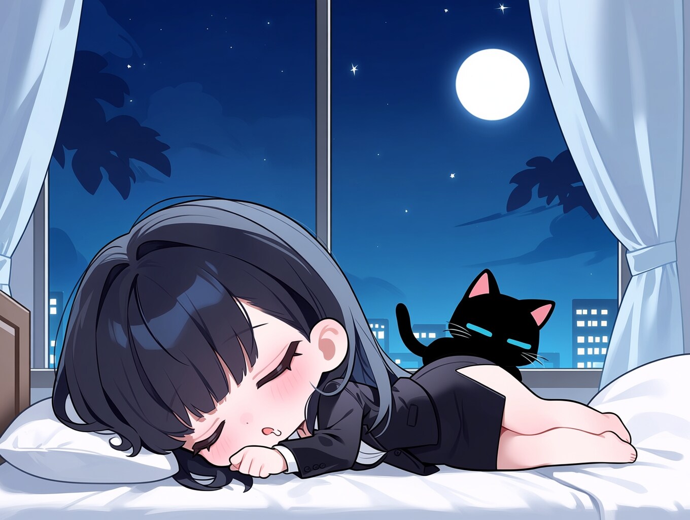 おやすみにゃさーい...