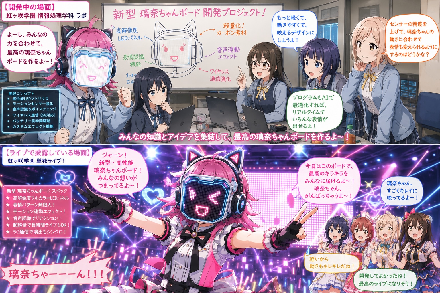 新型璃奈ちゃんボード