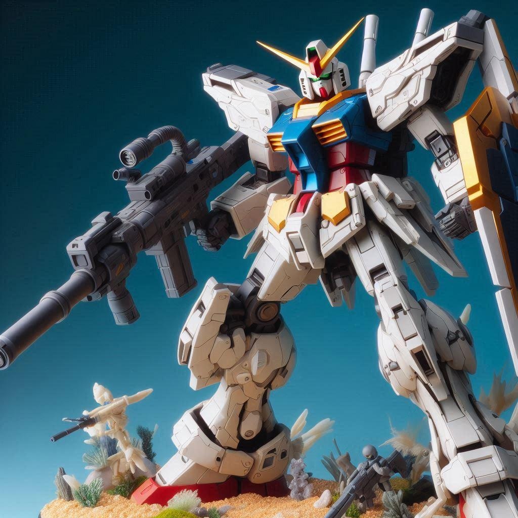 今日もガンダム描かせてみたけど・・・なんかプラモみたい