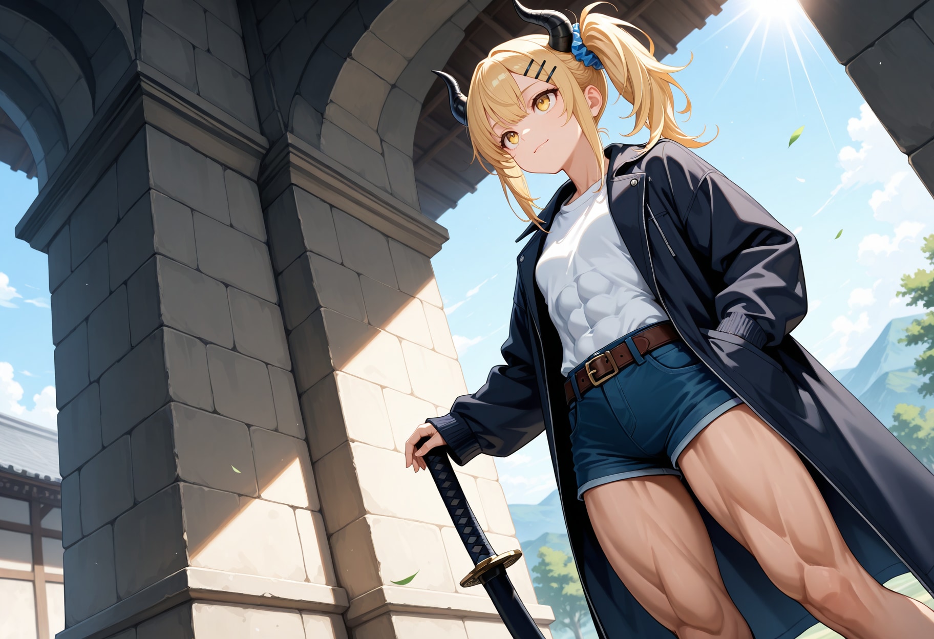 ホットパンツ女鬼高生さん