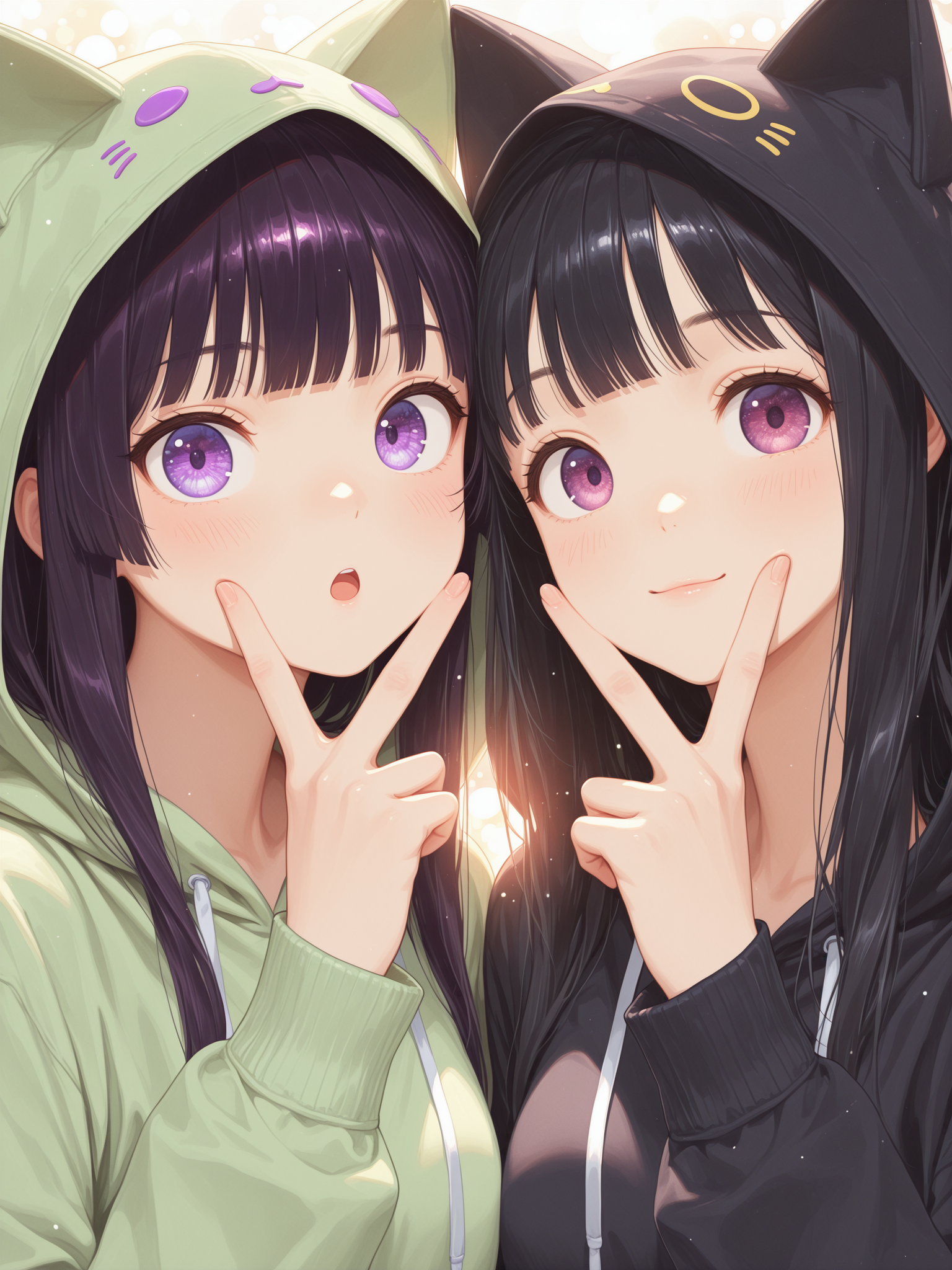 みなみちゃんとピース！✌