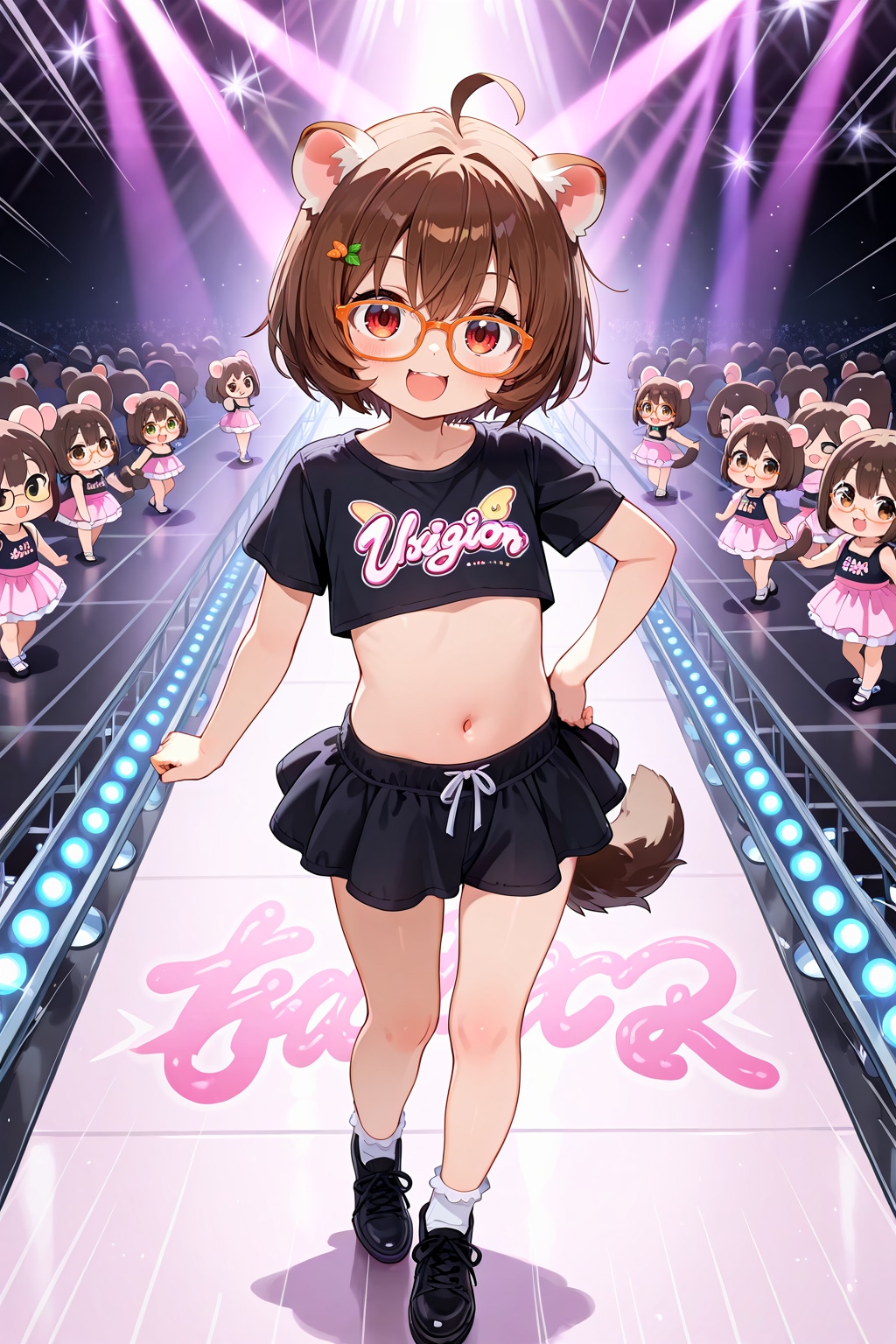 ケモミミメガネファッションショー！