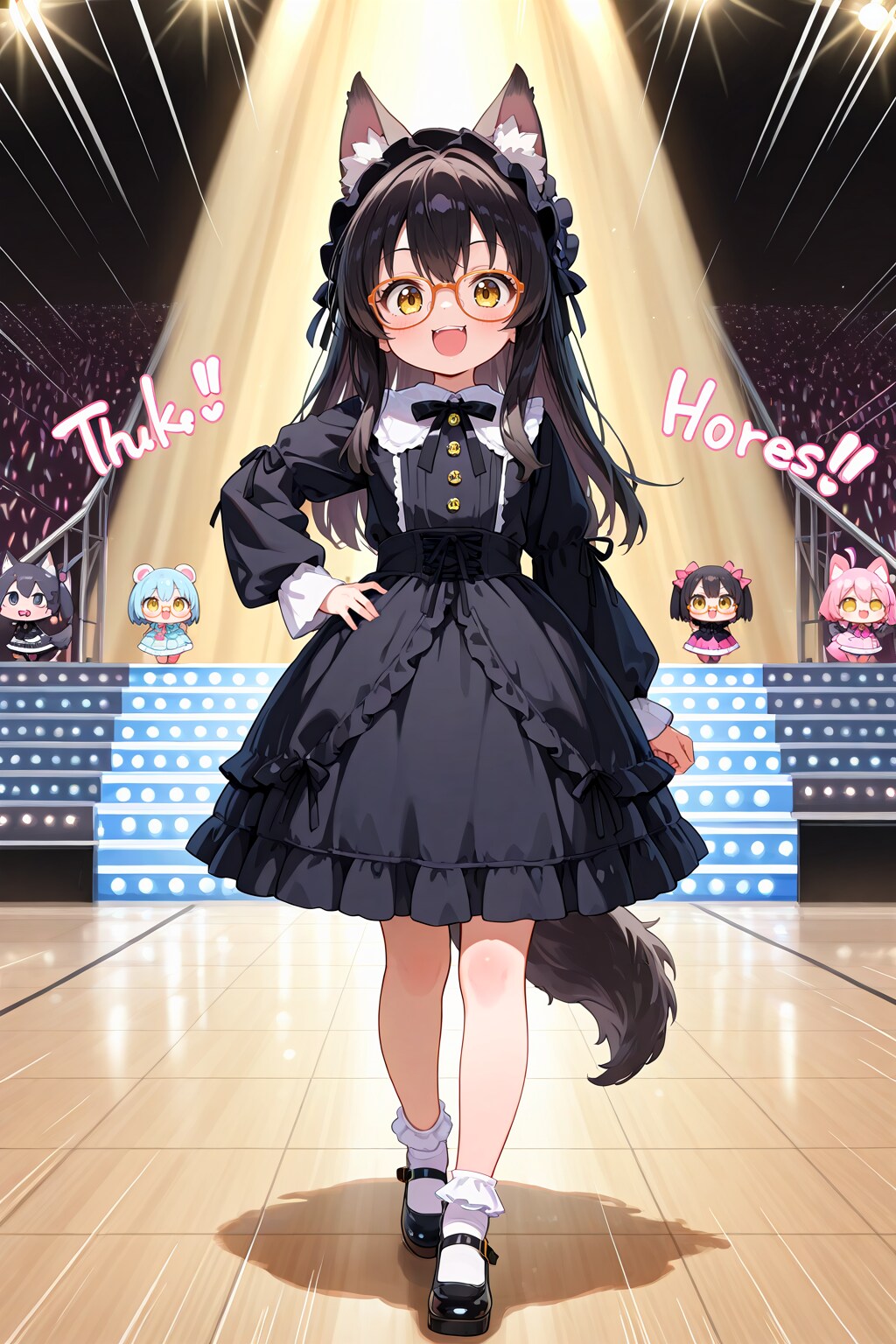 ケモミミメガネファッションショー！
