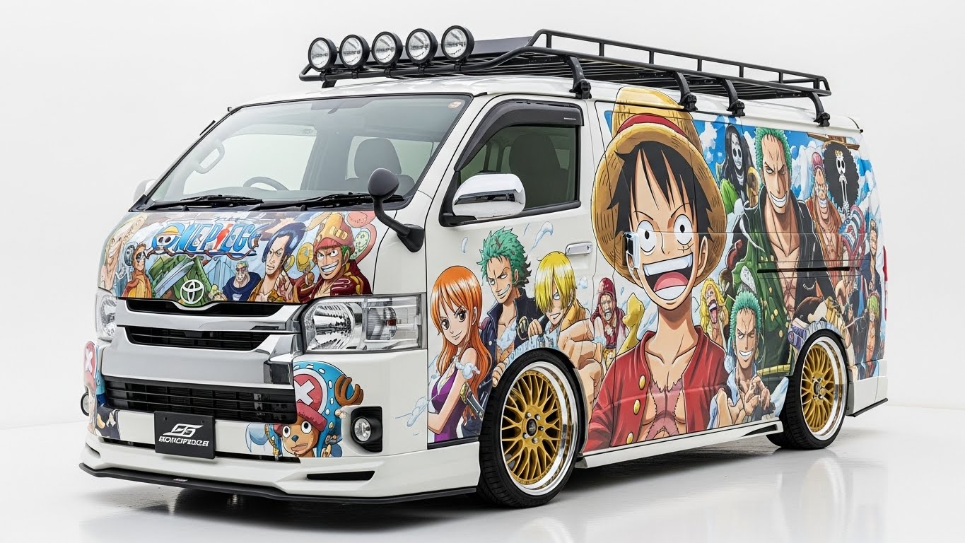 ハイエースワンピース痛車 | の人気AIイラスト・グラビア