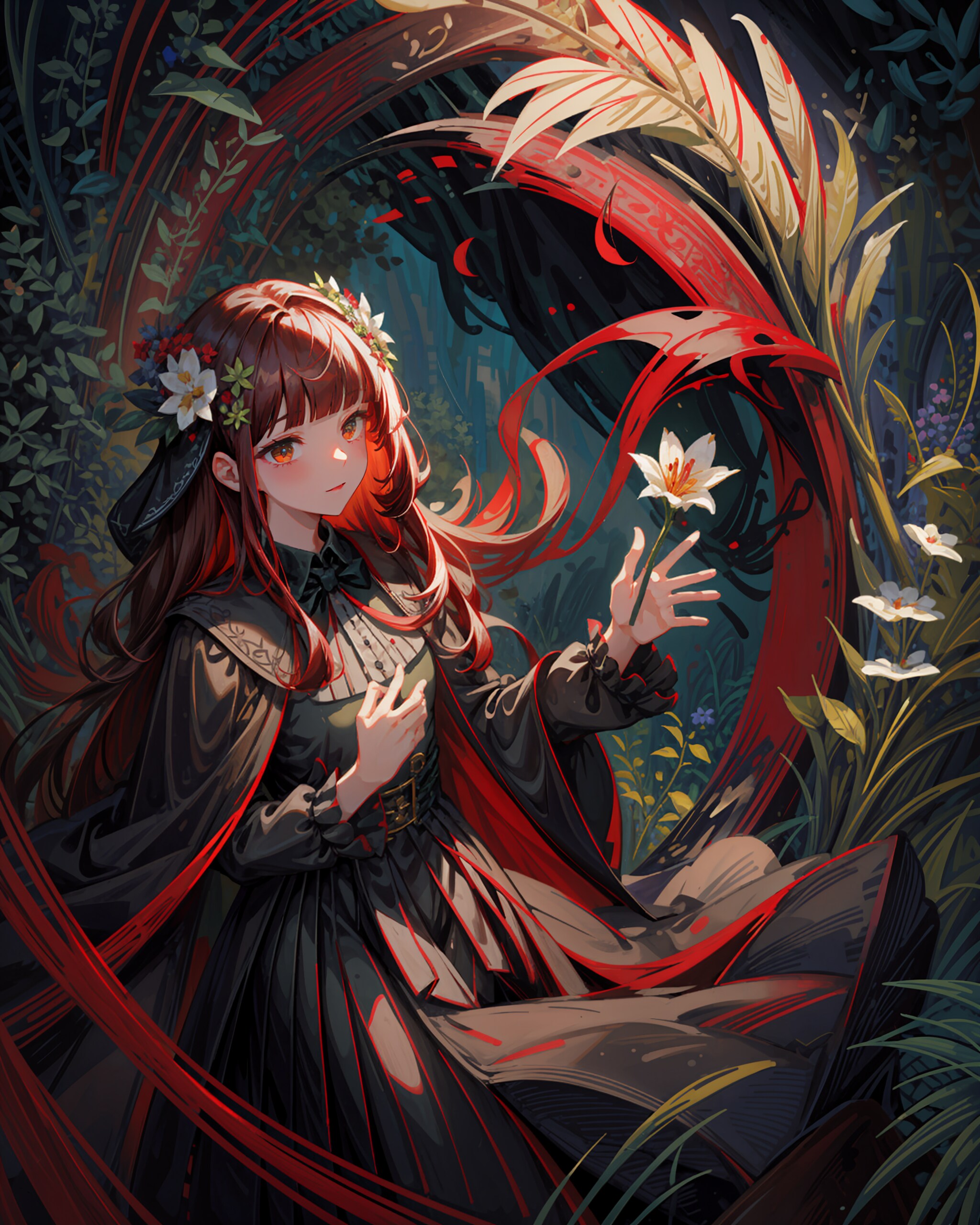 クロエ/デメテル（N◎VA-X『エクリプシス・オベライドー月喰らいの魔女』(2026/うらコンX)） | の人気AIイラスト・グラビア