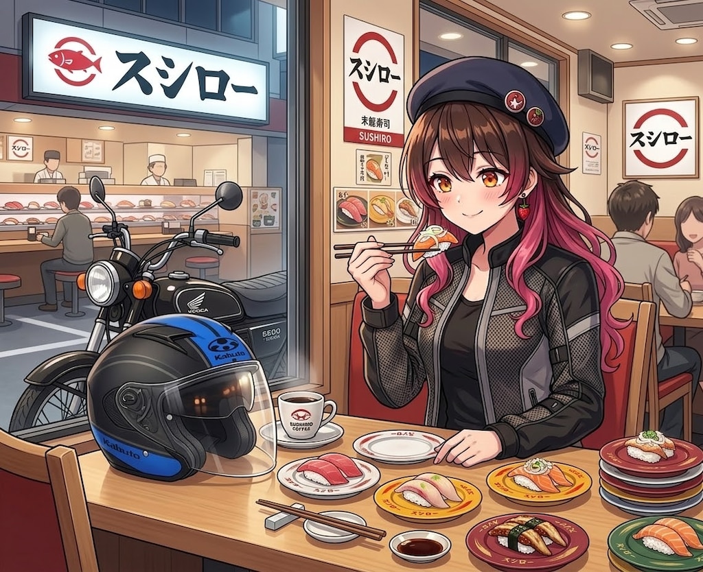 本日のつーりんぐ？⑨スシローで晩飯