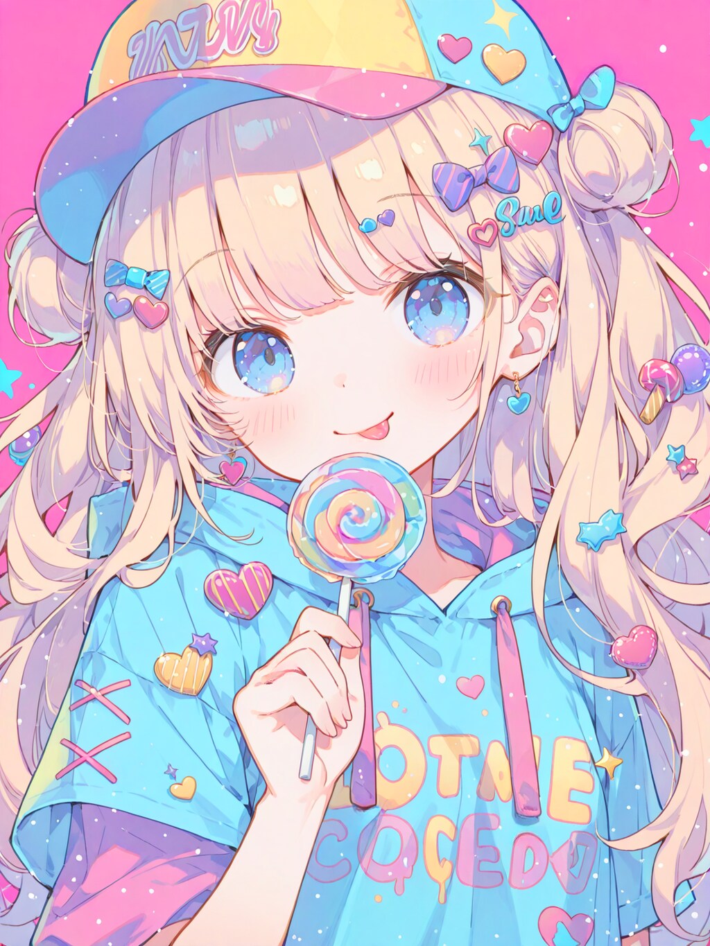 ポップでキュートなストリートガール