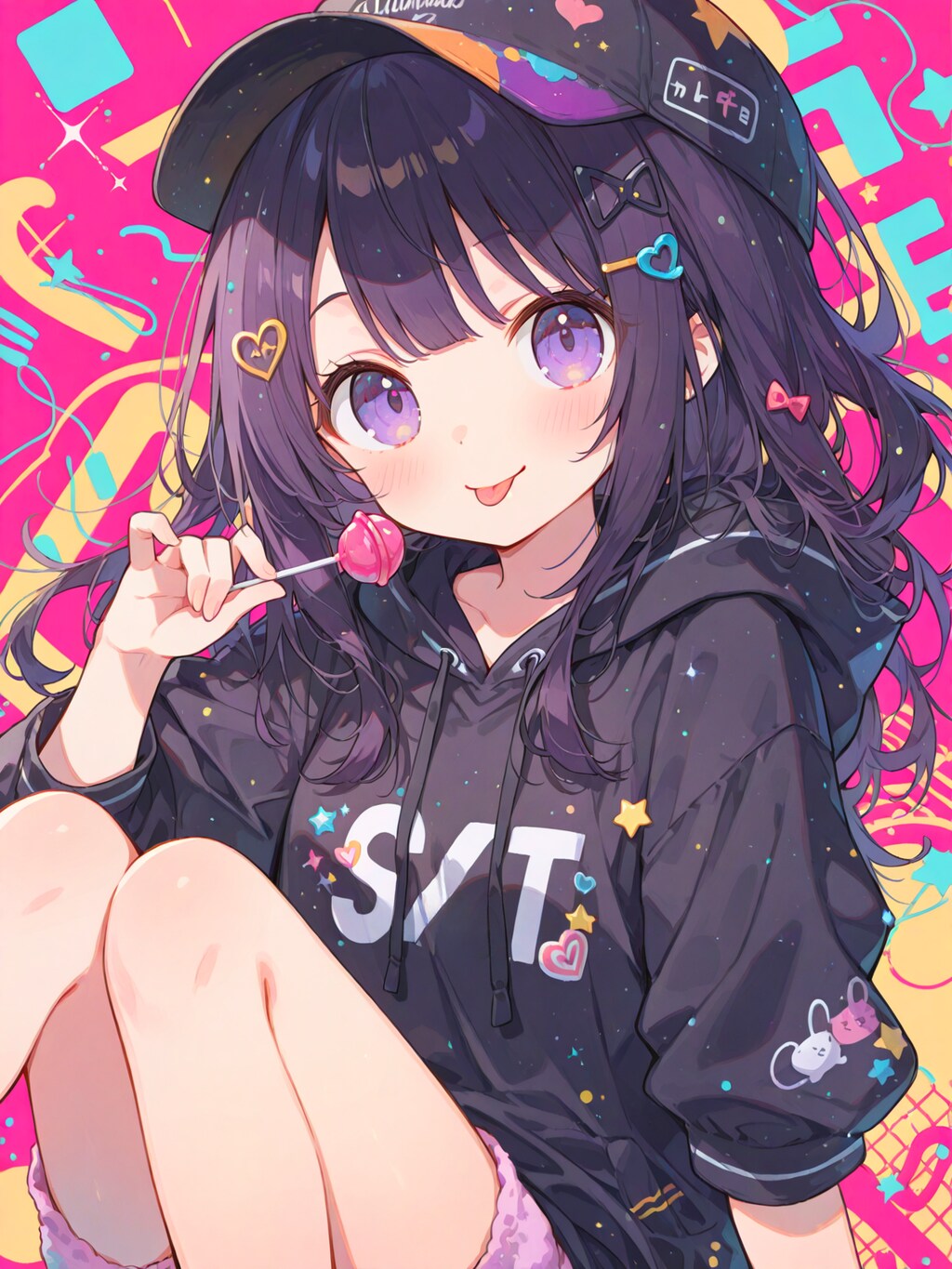 ポップでキュートなストリートガール