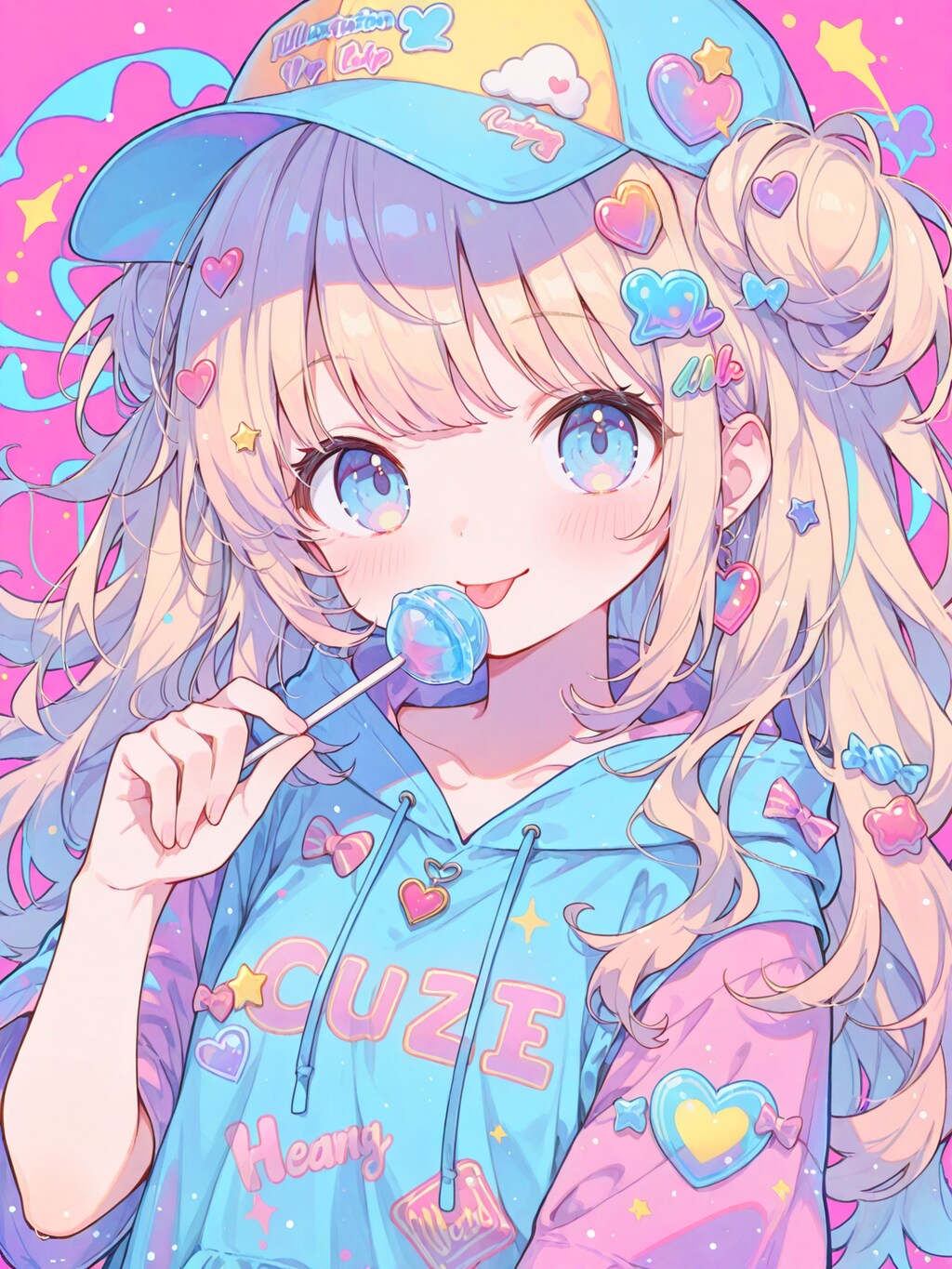 ポップでキュートなストリートガール