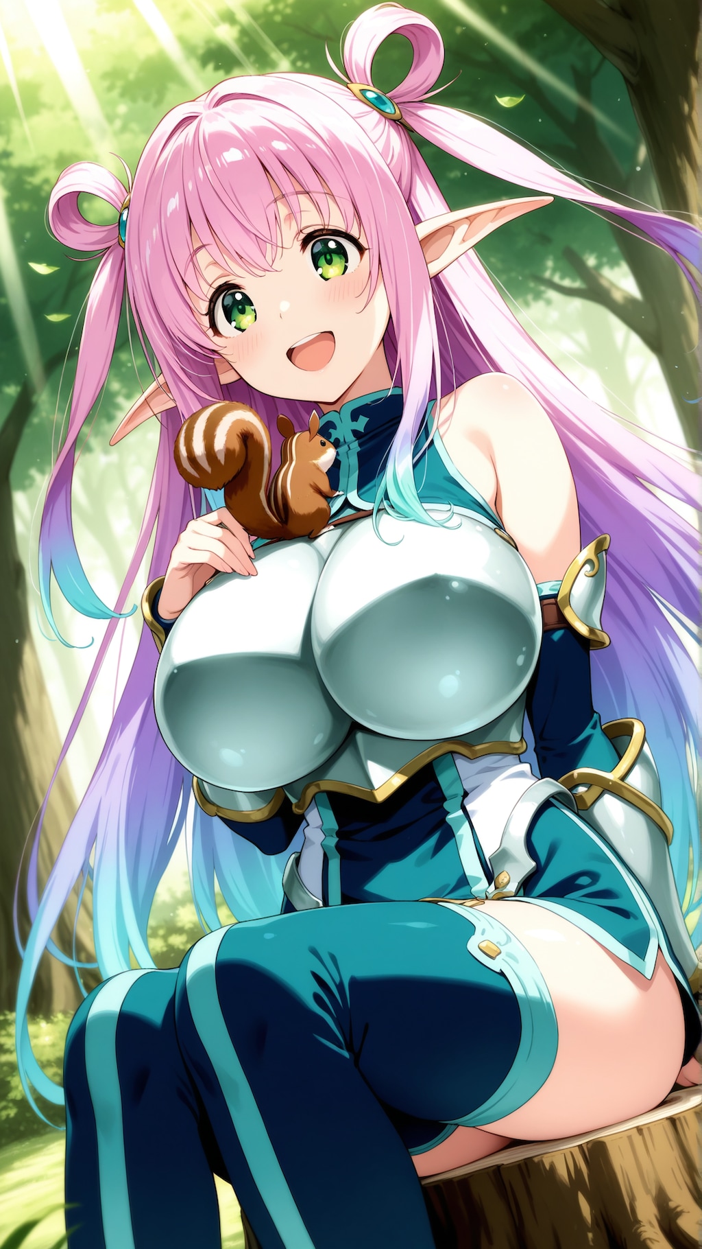 ユノと小さなお友達