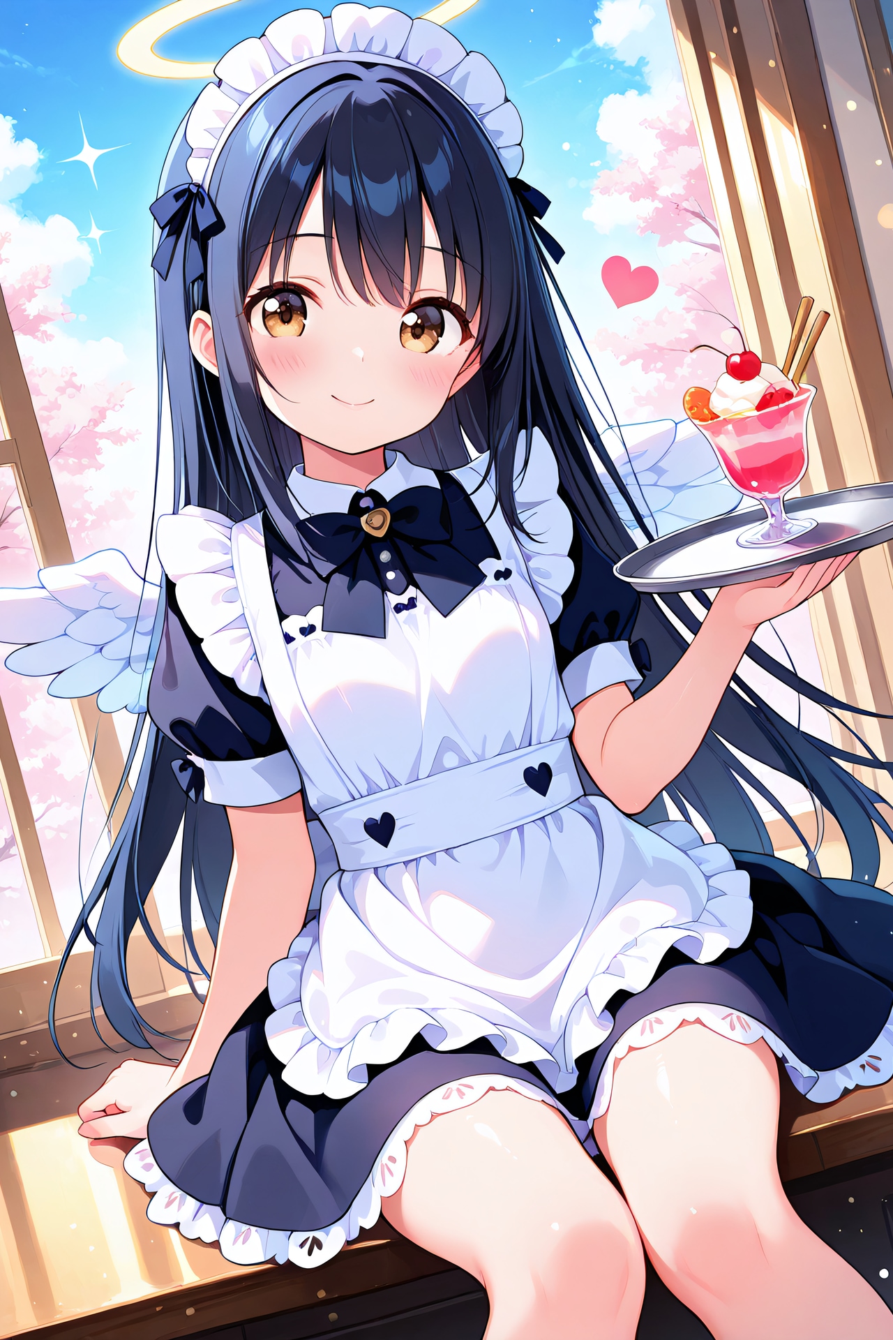 メイド×天使 | の人気AIイラスト・グラビア