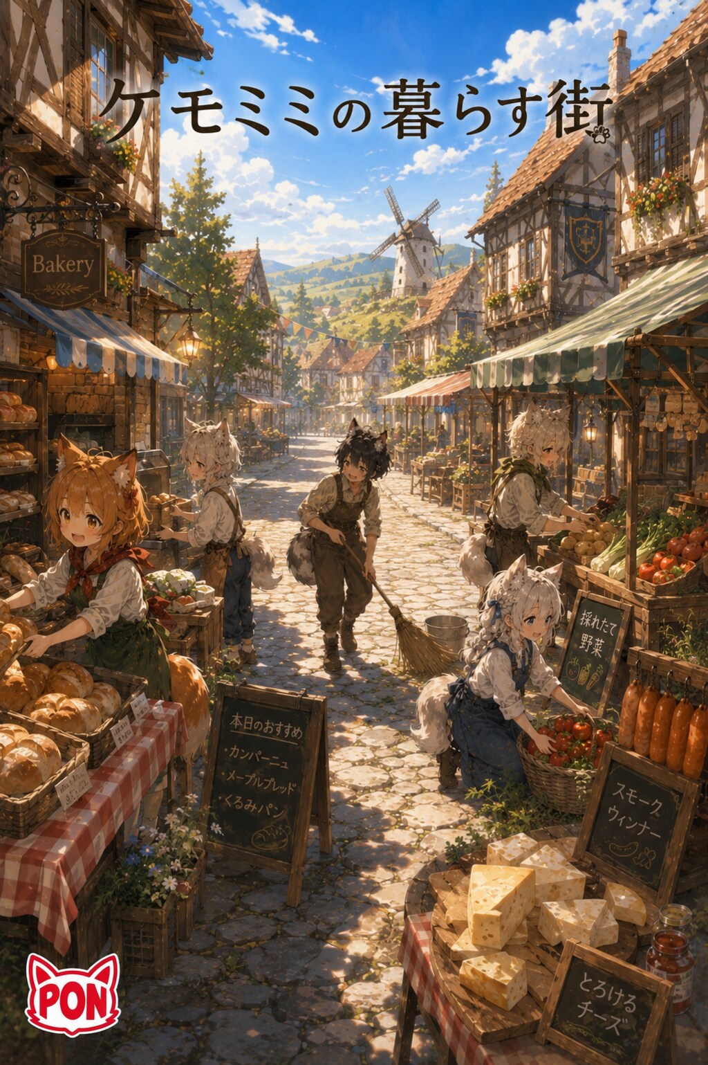 ケモミミの暮らす街