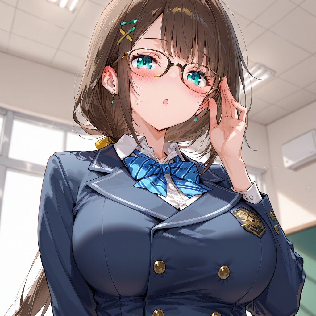 眼鏡女子高生
