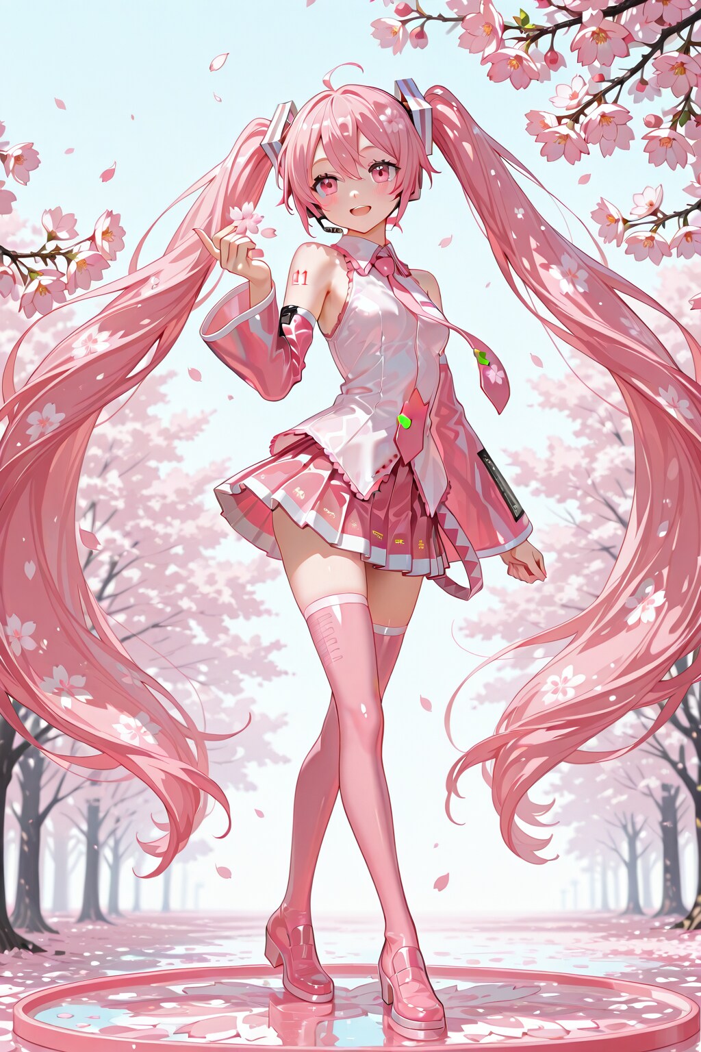 ECHIDNA 桜ミク | の人気AIイラスト・グラビア