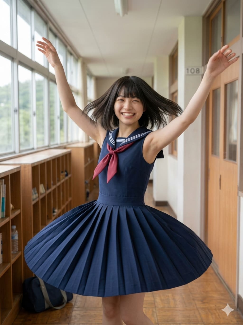 世界一可愛い放課後がここにある！！無邪気な笑顔のセーラー美少女JKが天使すぎて可愛さが完全に“リミットブレイク”している件！！