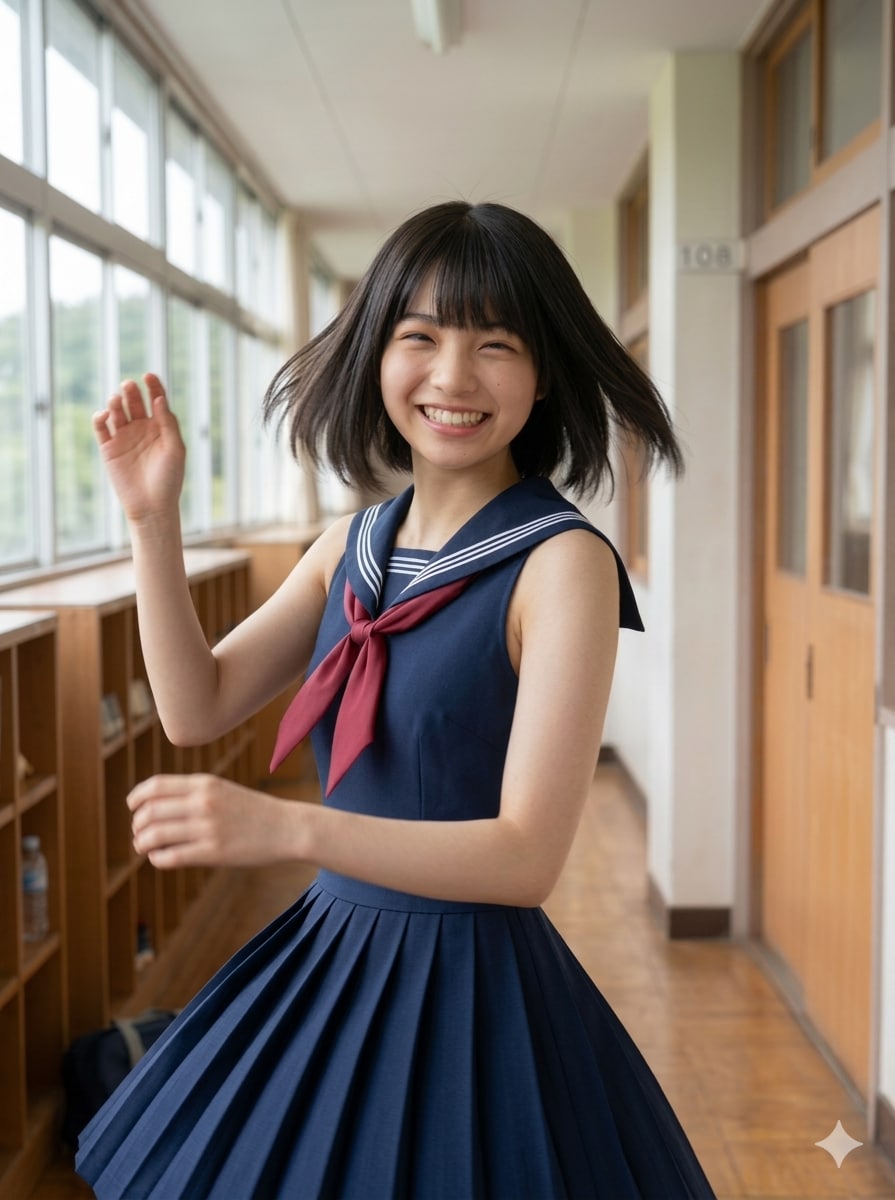 世界一可愛い放課後がここにある！！無邪気な笑顔のセーラー美少女JKが天使すぎて可愛さが完全に“リミットブレイク”している件！！