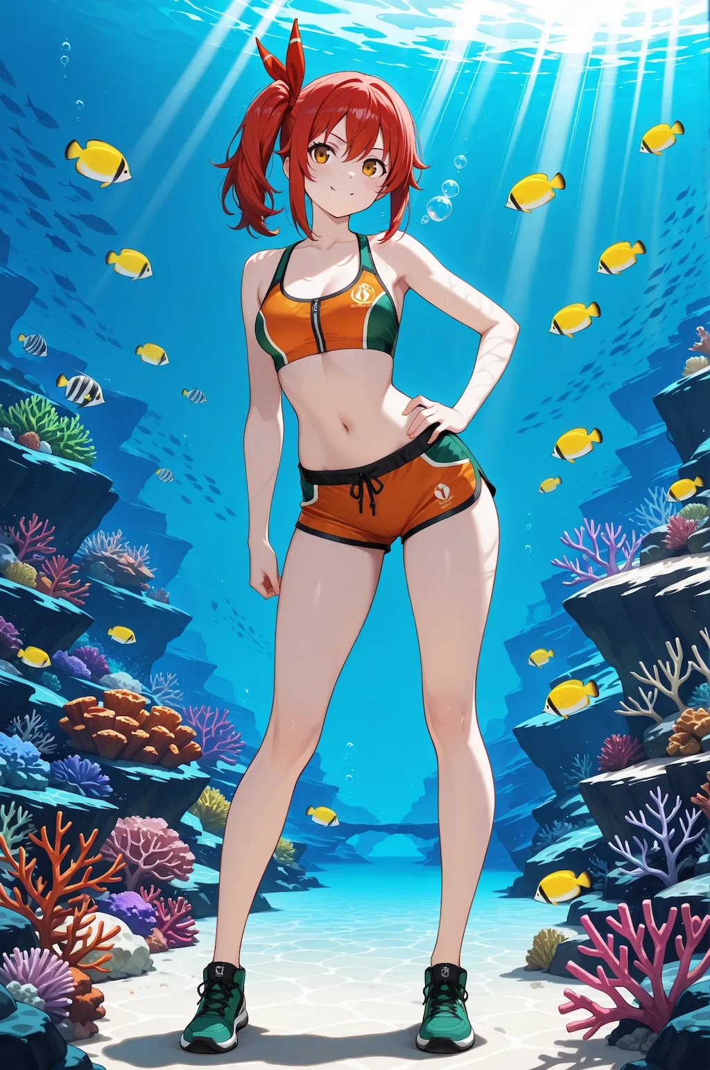 水中詰め合わせ 水着×ホットパンツ編