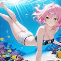 水中詰め合わせ 水着×ホットパンツ編 9枚目