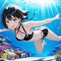 水中詰め合わせ 水着×ホットパンツ編 8枚目