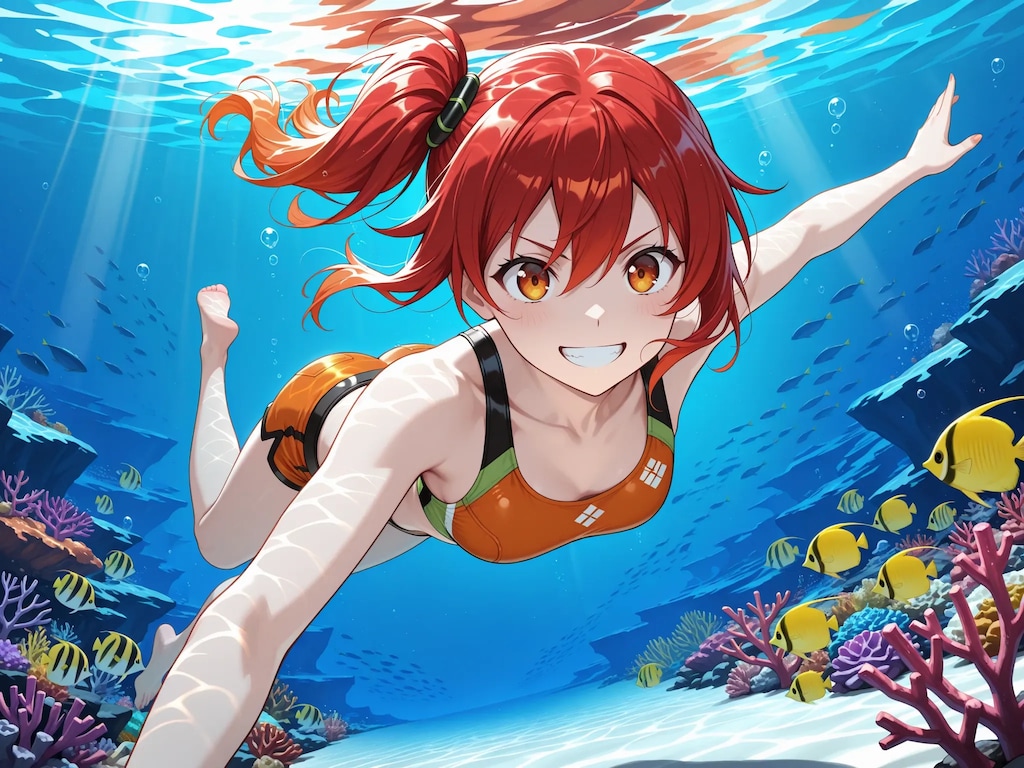 水中詰め合わせ 水着×ホットパンツ編