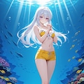 水中詰め合わせ 水着×ホットパンツ編 4枚目